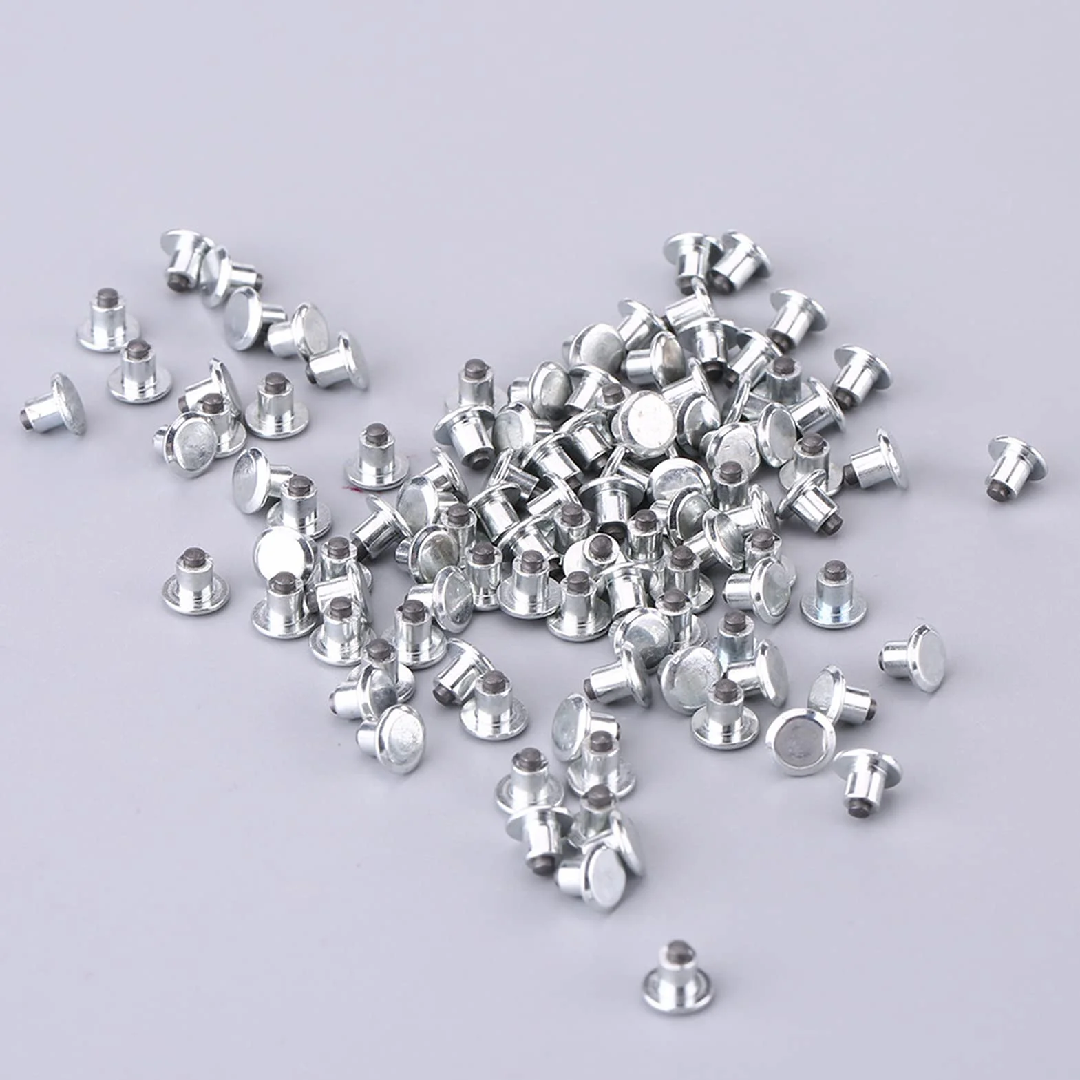 100 Sztuk Opony śnieżne Kolce, 6.5mm/0.26 "śruby do Opon Opon śnieżnych Kolce do Rowerów Motocykl ATV Buty