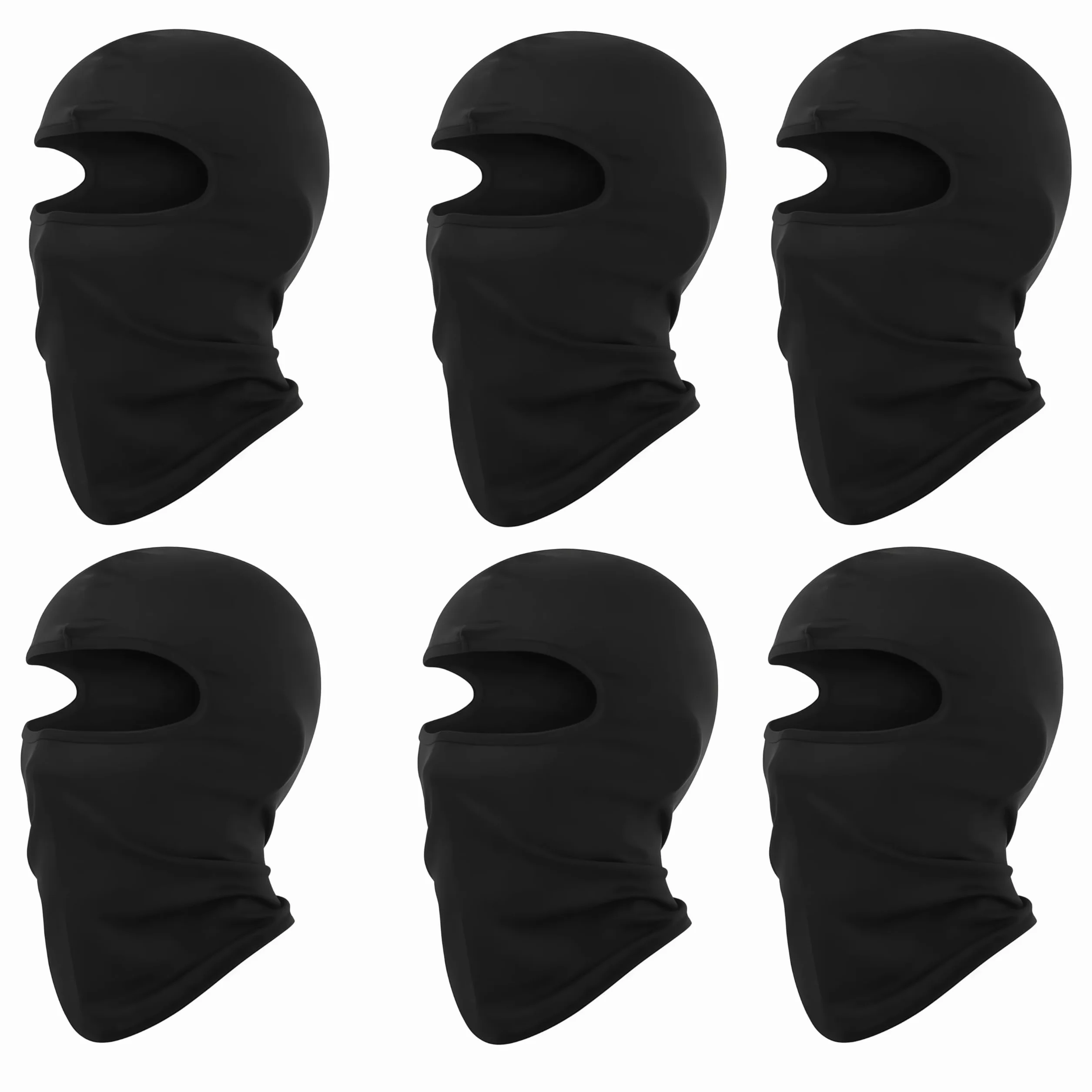 Kominiarka motocyklowa Storm Hood 6-pak maska narciarska czarna