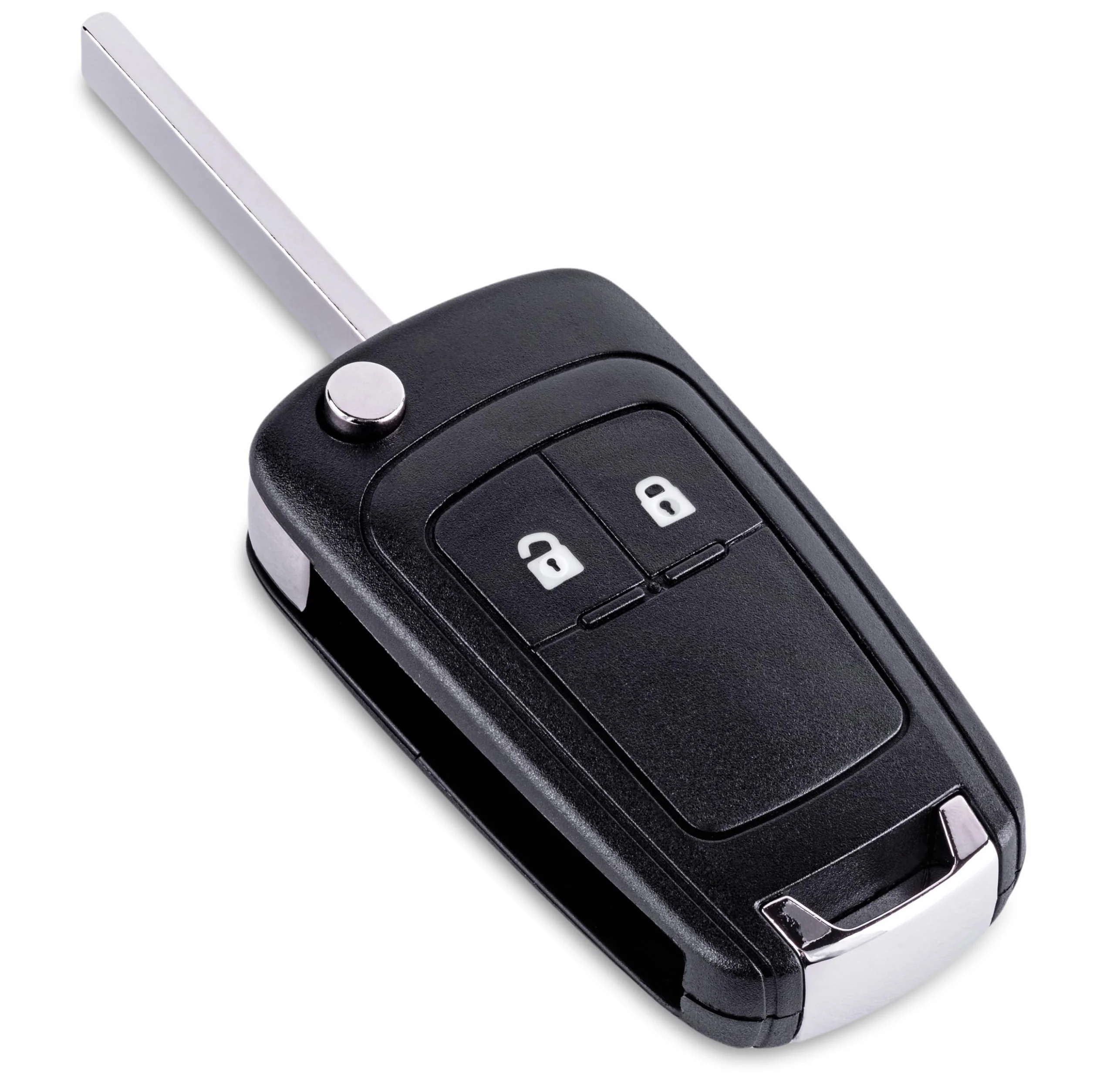 Obudowa Kluczyka Samochodowego Opel Vauxhall HU100 Etui 2 Przyciski Składany do Insignia Astra J Mokka Meriva B Zafira C Corsa E