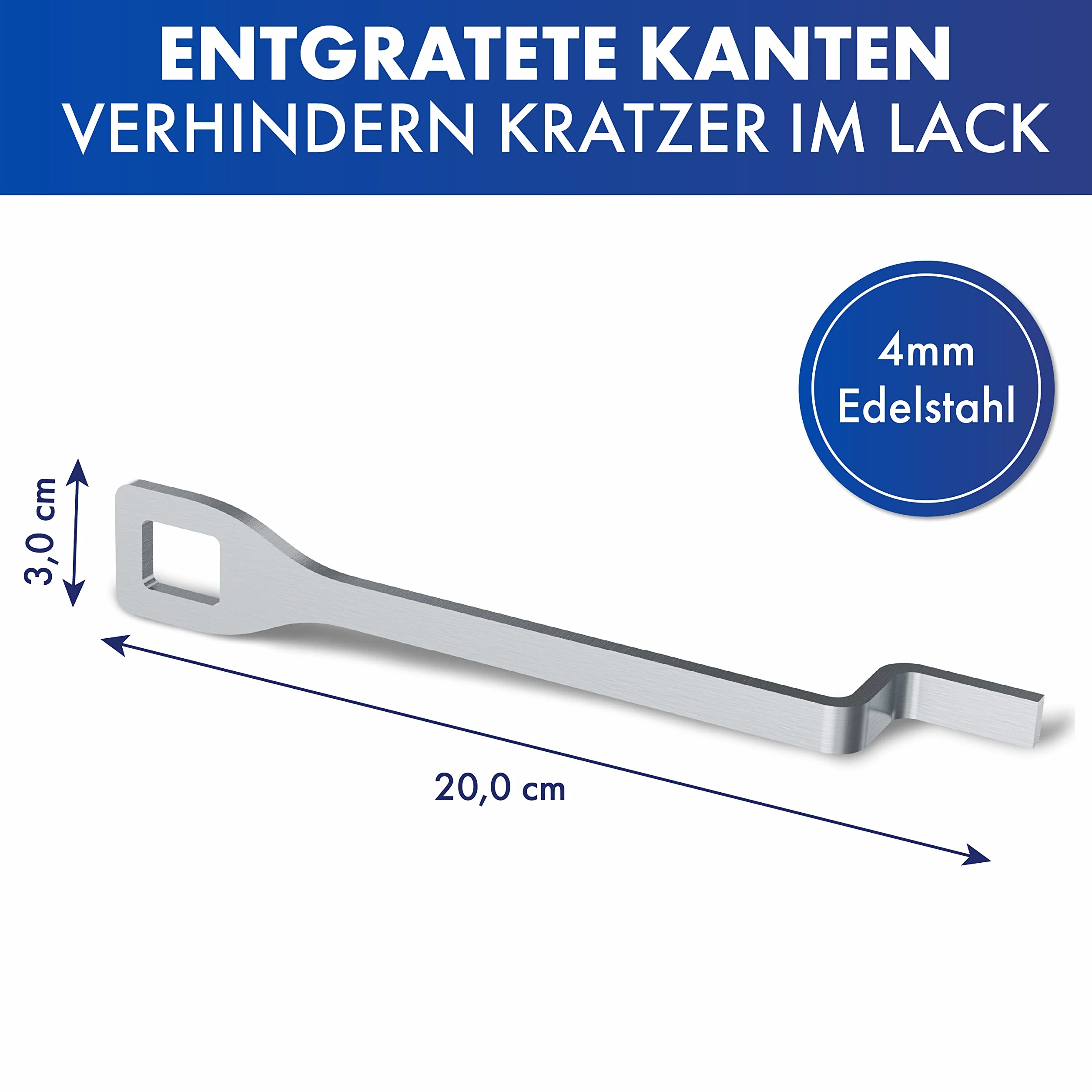 Stojak na tylną klapę do VW T5 & T6 (20 cm) – akcesoria kempingowe do Bulli, California, Comfortline, Beach & Multivan