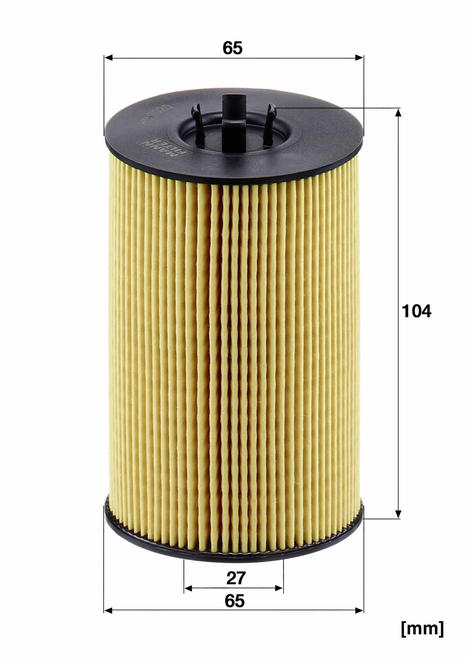 MANN-FILTER HU 7020 Filtr olejowy do samochodów osobowych i dostawczych