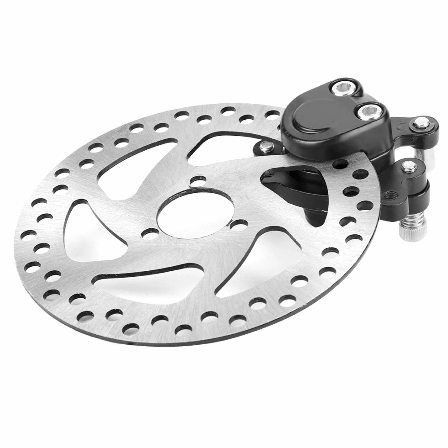 KIMISS Zestaw hamulcowy tarczowy tylny ze stopu aluminium for skuterów mini - tarcza + zacisk