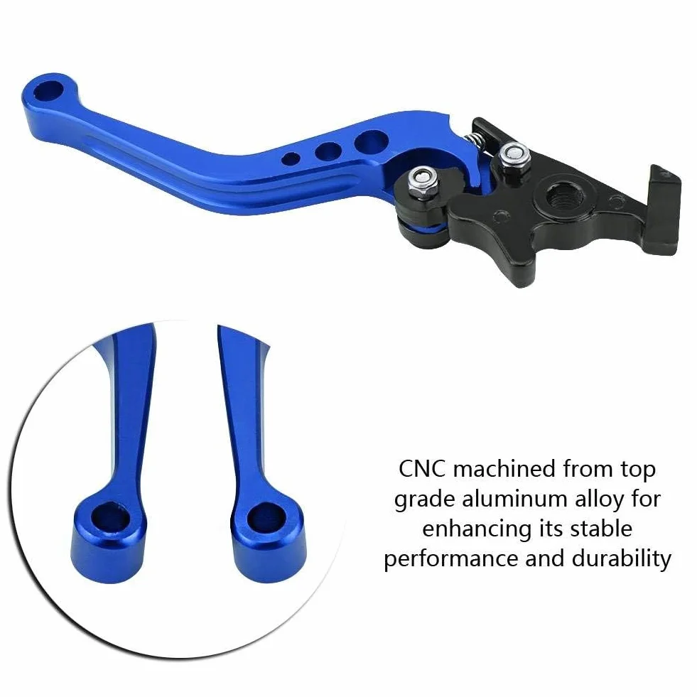 KIMISS Dźwignia sprzęgła i hamulca bębnowego CNC z aluminium, for motocykl, ergonomiczna, precyzyjna