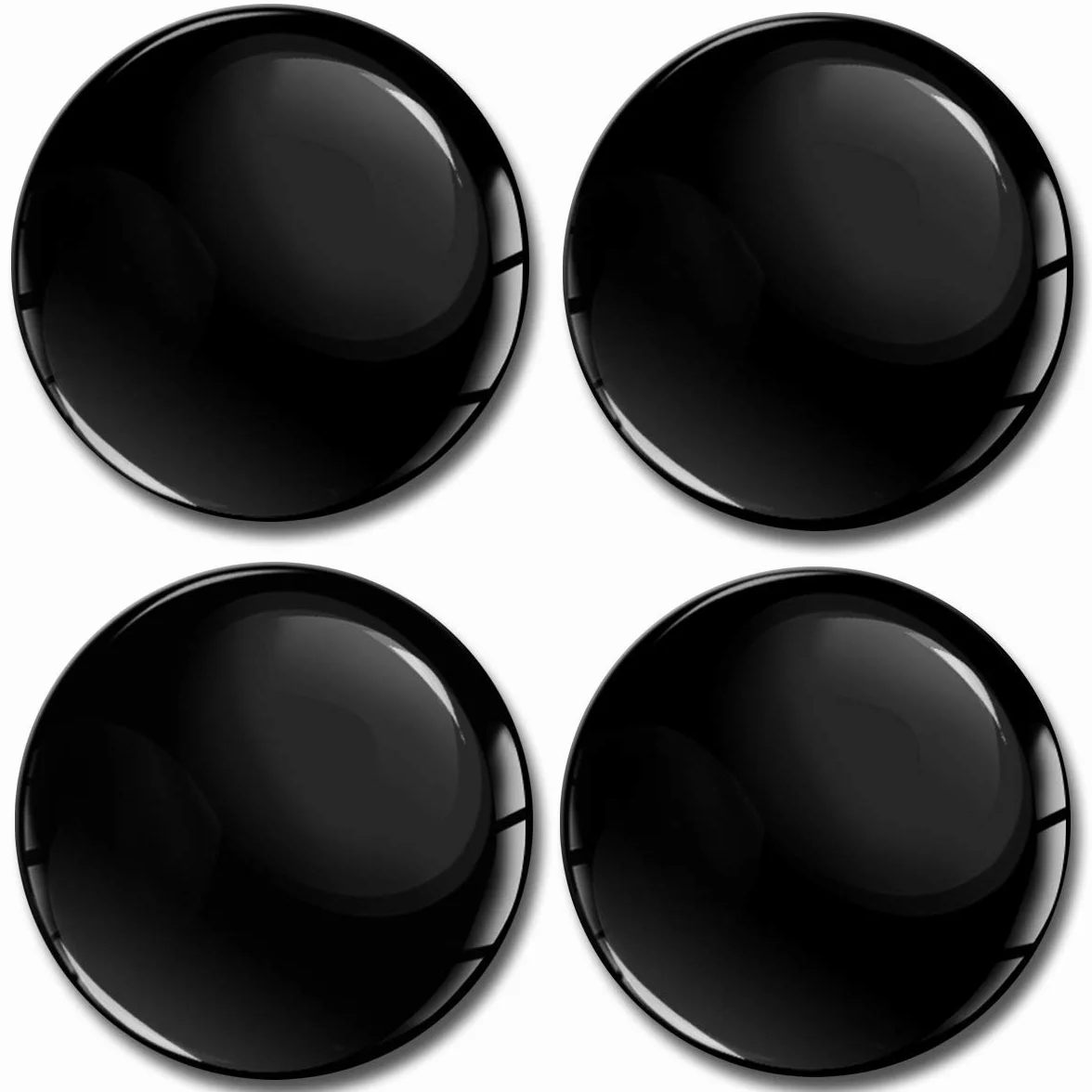4 x 56 mm DOMED 3D CENTRUM NAKLEJKI CENTRUM HUB CAPS CZARNY POŚWIETLACZ AUTO MOTO SAMOCHODOWY LOGO OPASKA A 756