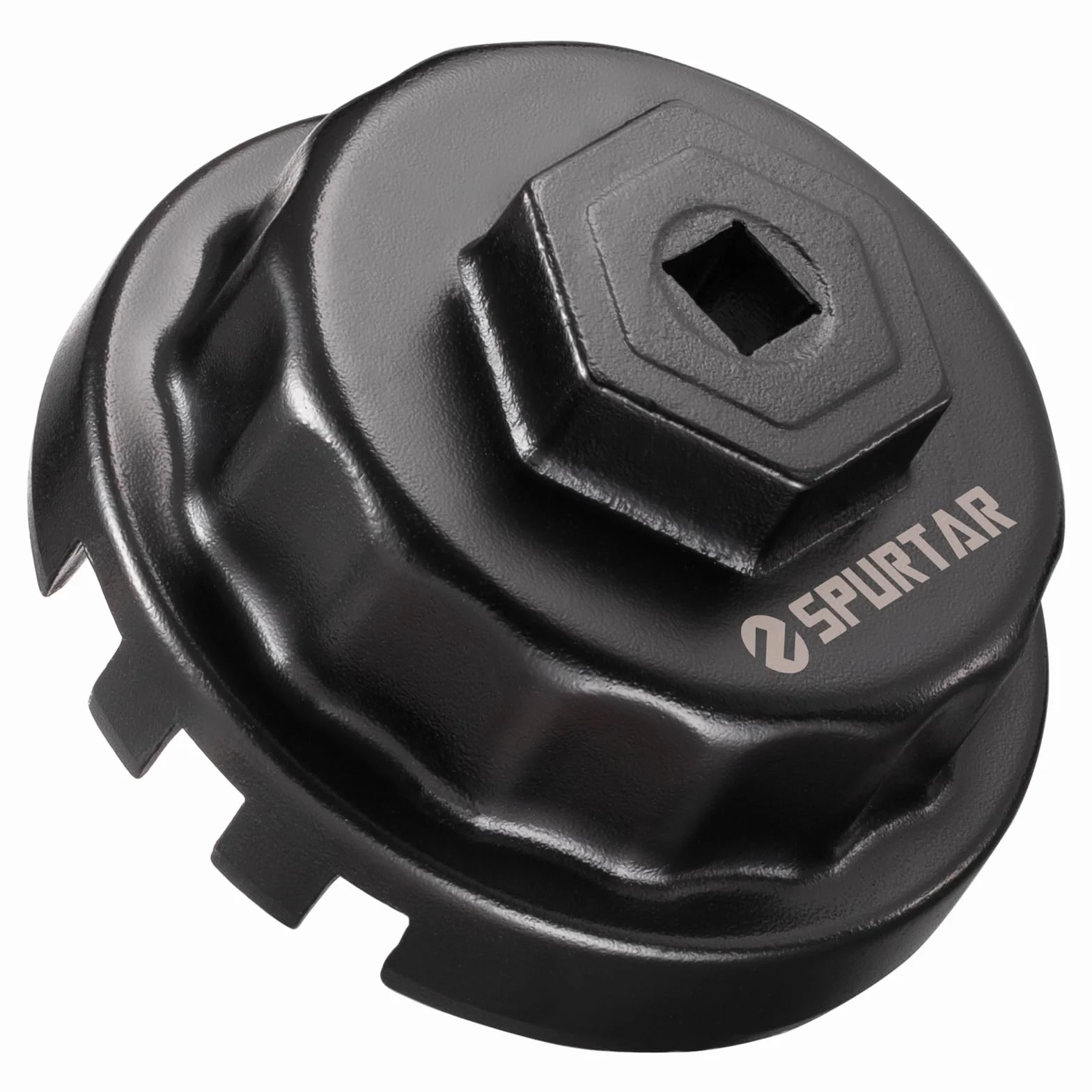 Spurtar Klucz do filtra oleju 64 mm 14-kątny, nasadka do filtra oleju kompatybilna z Lexus, Camry, Tundra 2,5-5,7L