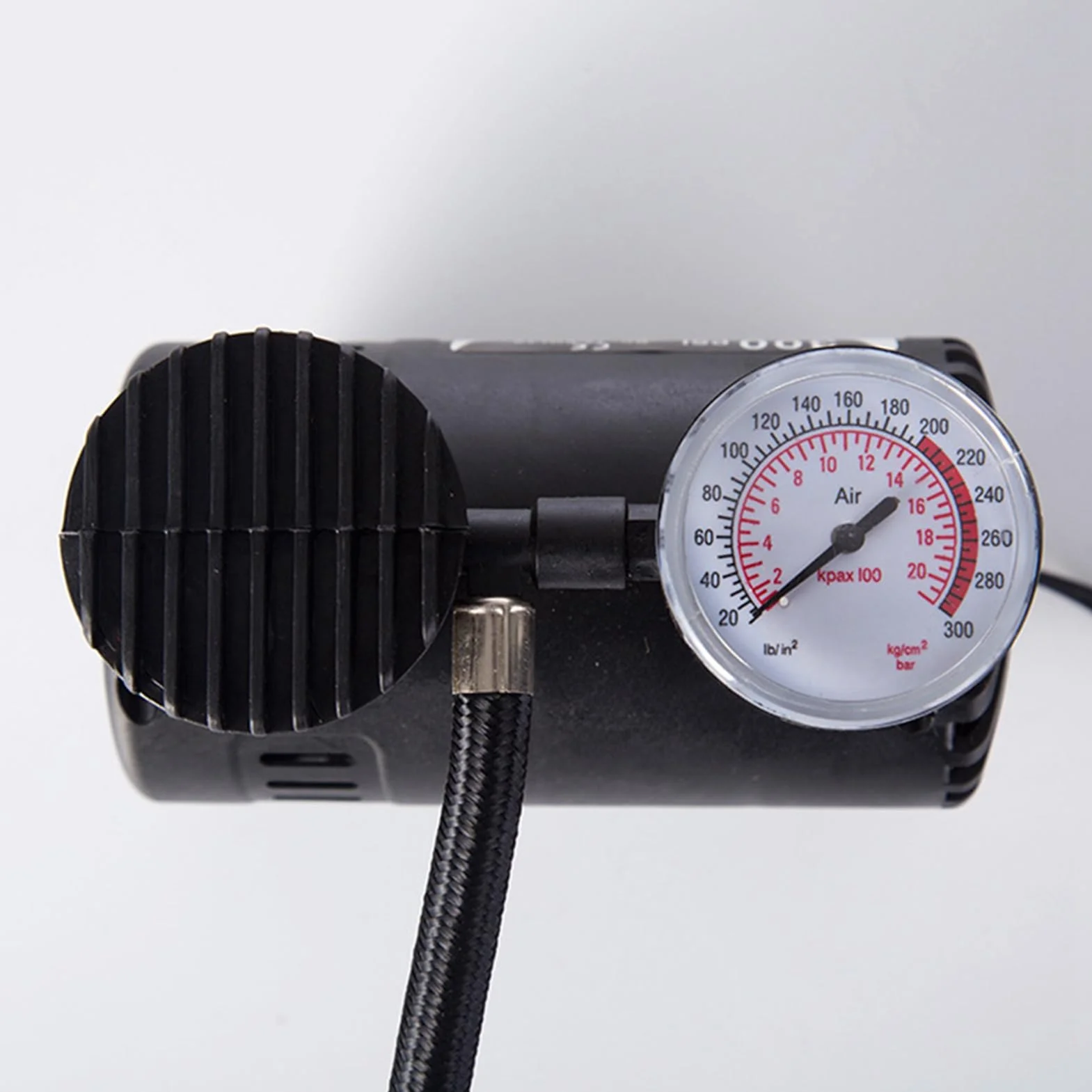 Pompka Samochodowa 300PSI, Mini Elektryczna Pompka do Opon 12V z 3 Igłami do Samochodów, Rowerów, Motocykli, Przenośna Automatyczna Sprężarka (BLACK)