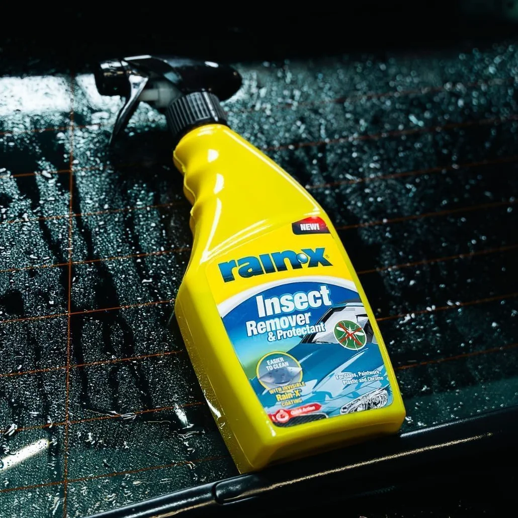 Rain-X Ochrona przed owadami i ochroną samochodu, środek czyszczący do owadów i odchodów ptaków - 500 ml