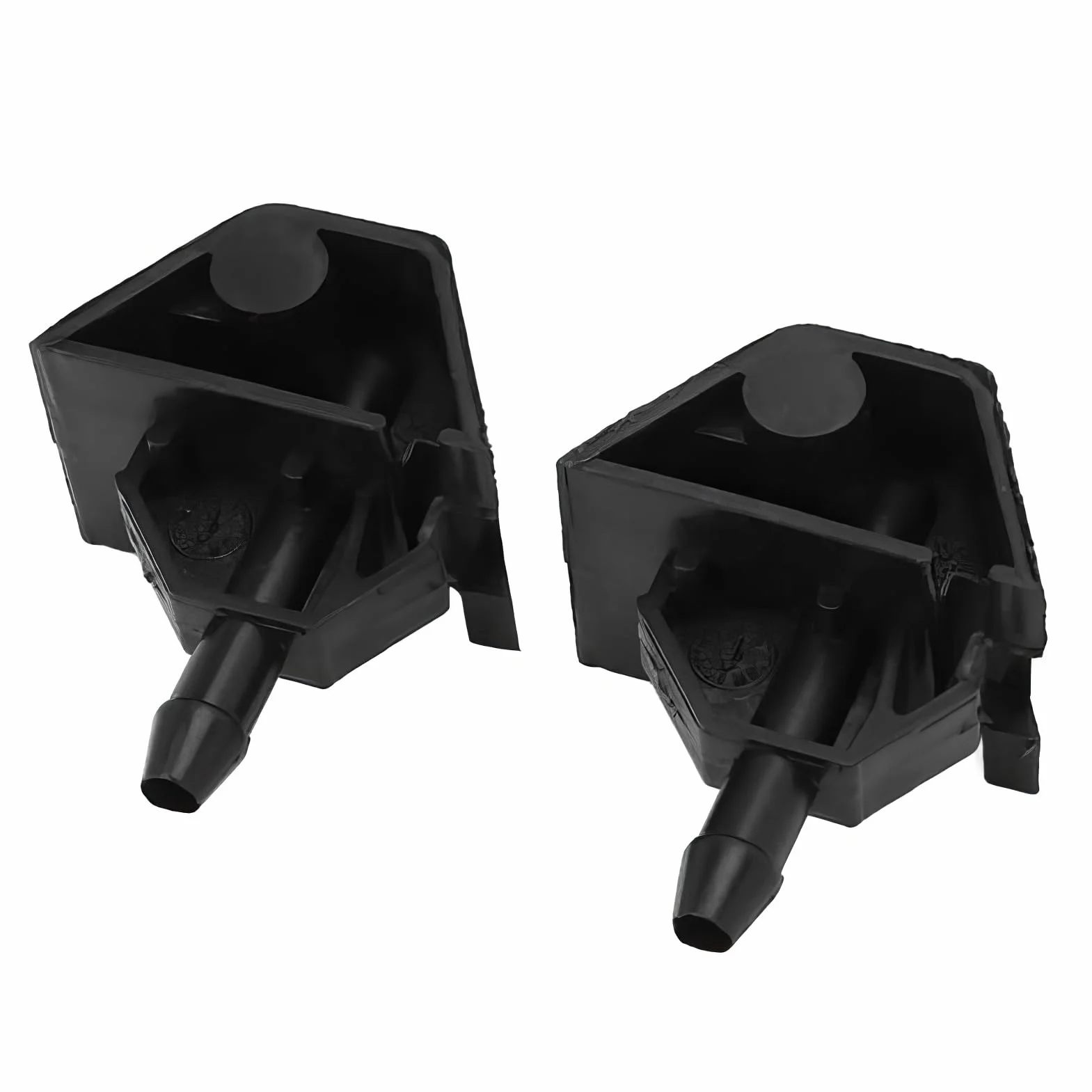 Baceyong 2 x dysze do spryskiwaczy przedniej szyby 28932-JD000, 28932JD000, kompatybilne z Nissan Qashqai J10 2007-2014, kompatybilne z Qashqai +2 JJ10 2010-2014