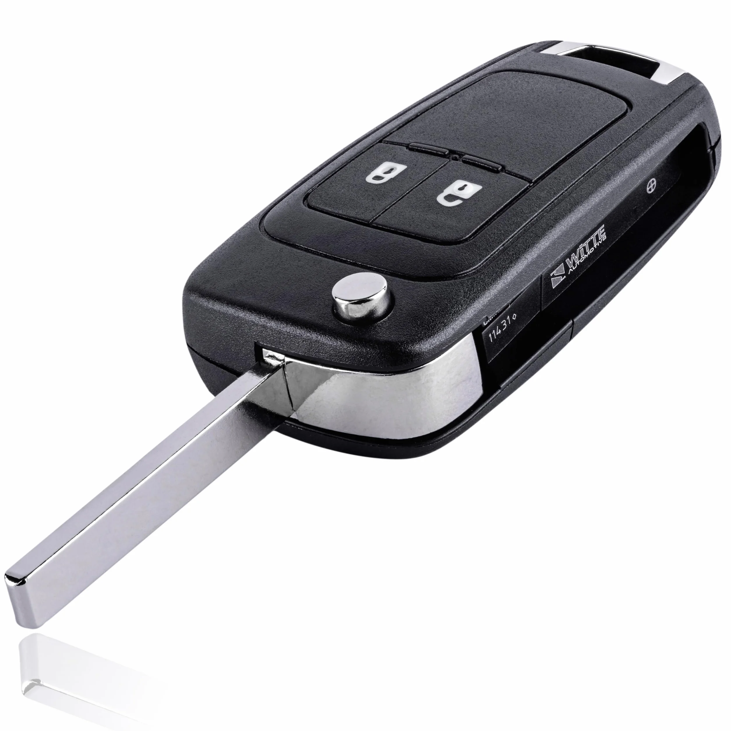 Obudowa Kluczyka Samochodowego Opel Vauxhall HU100 Etui 2 Przyciski Składany do Insignia Astra J Mokka Meriva B Zafira C Corsa E