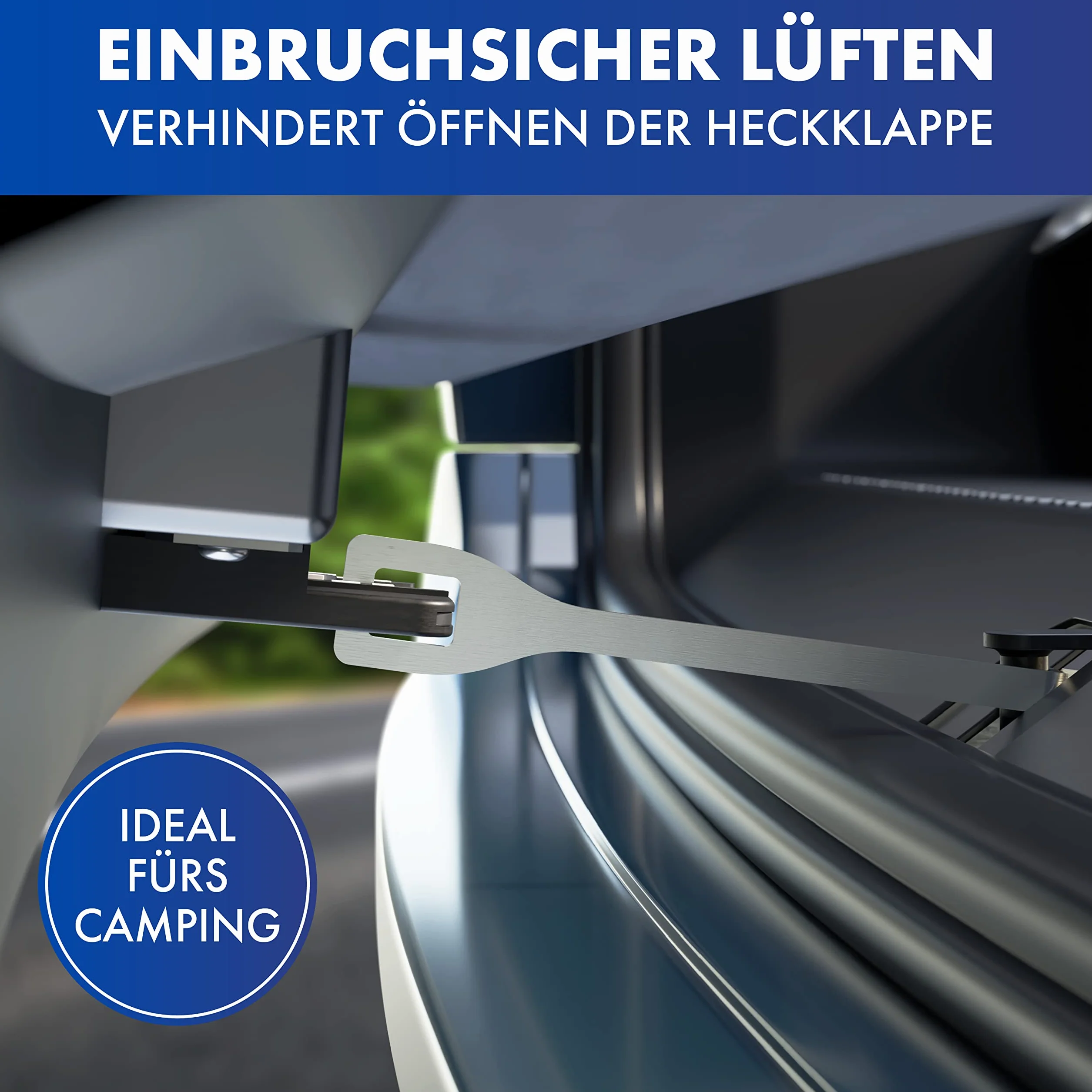 Stojak na tylną klapę do VW T5 & T6 (20 cm) – akcesoria kempingowe do Bulli, California, Comfortline, Beach & Multivan