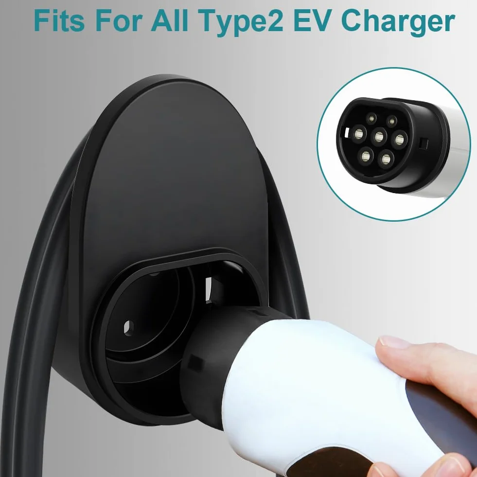 Uchwyt ładowarki typu 2 EV, kabel Wallbox, uchwyt ścienny do ładowarki EV