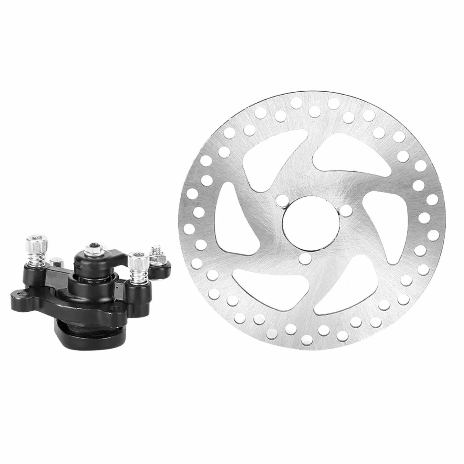 KIMISS Zestaw hamulcowy tarczowy tylny ze stopu aluminium for skuterów mini - tarcza + zacisk