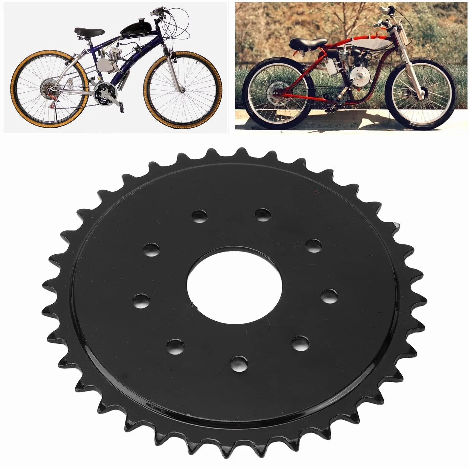 Układ Silnika 415 Tylna Zębatka Łańcuchowa 36T Pasuje do Rowery Push Bike