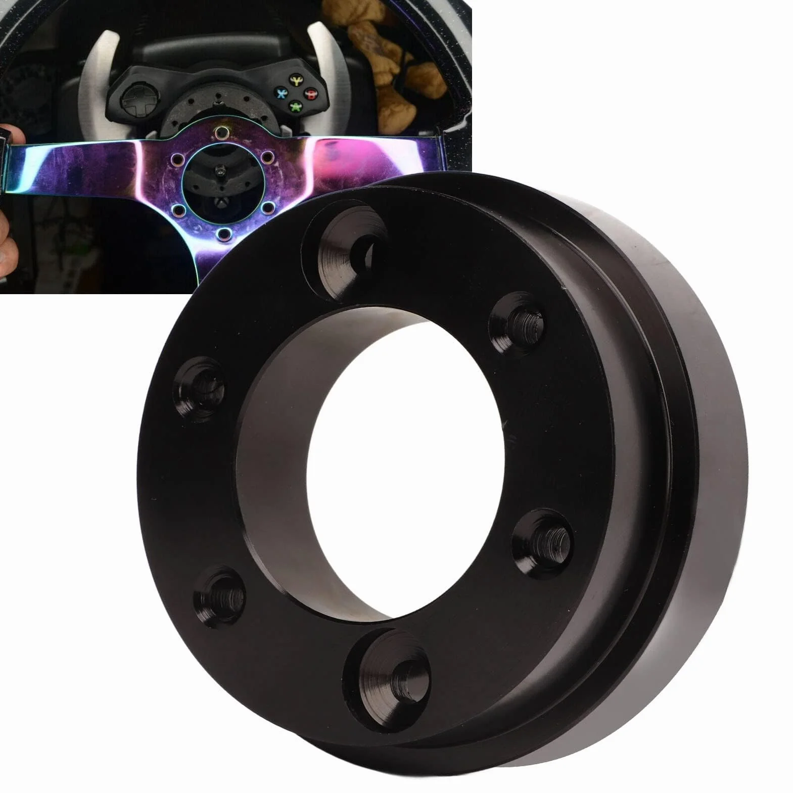 Adapter do Piasty Kierownicy 70 mm kompatybilny z G25 G27 G29 G920 13 14 cali