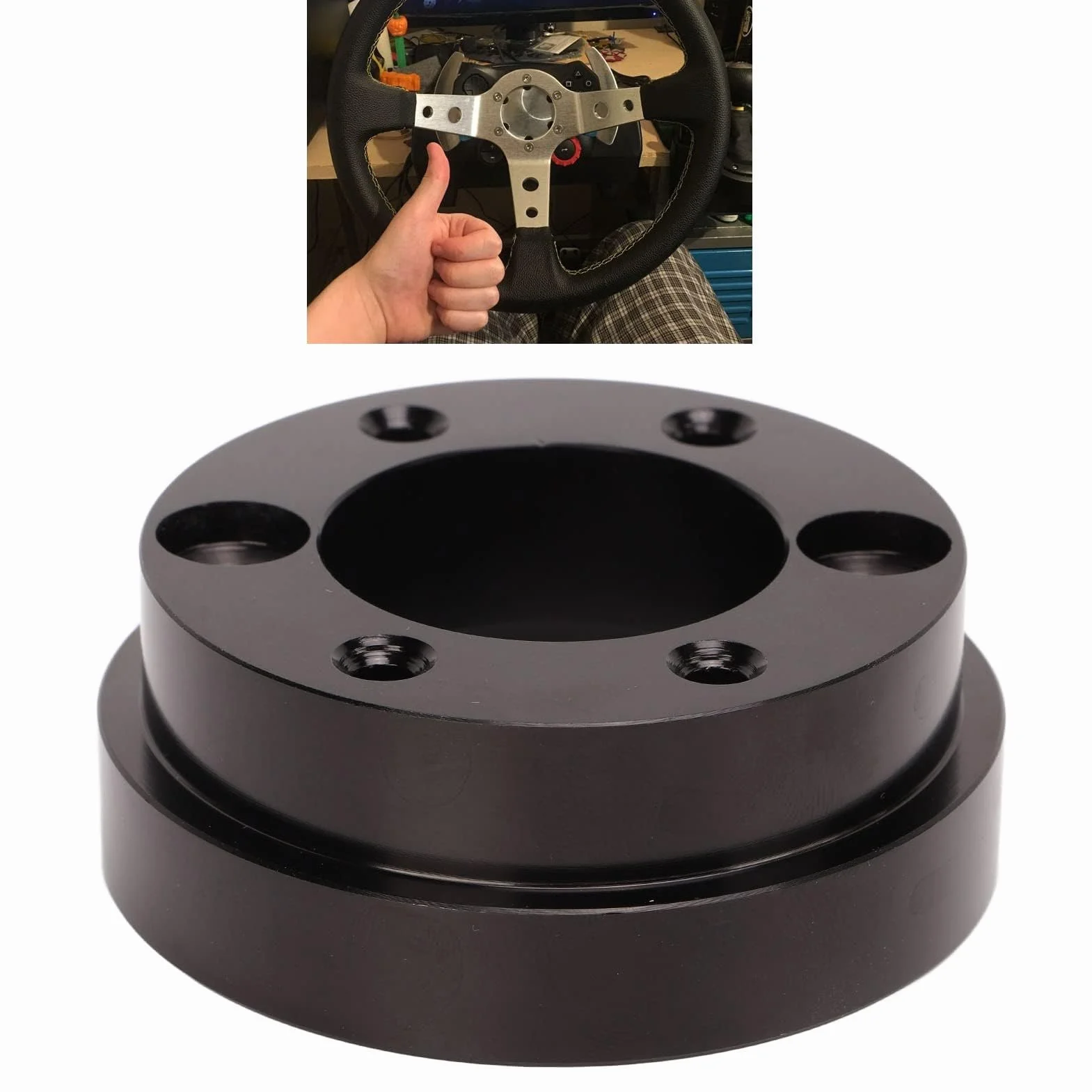 Adapter do Piasty Kierownicy 70 mm kompatybilny z G25 G27 G29 G920 13 14 cali