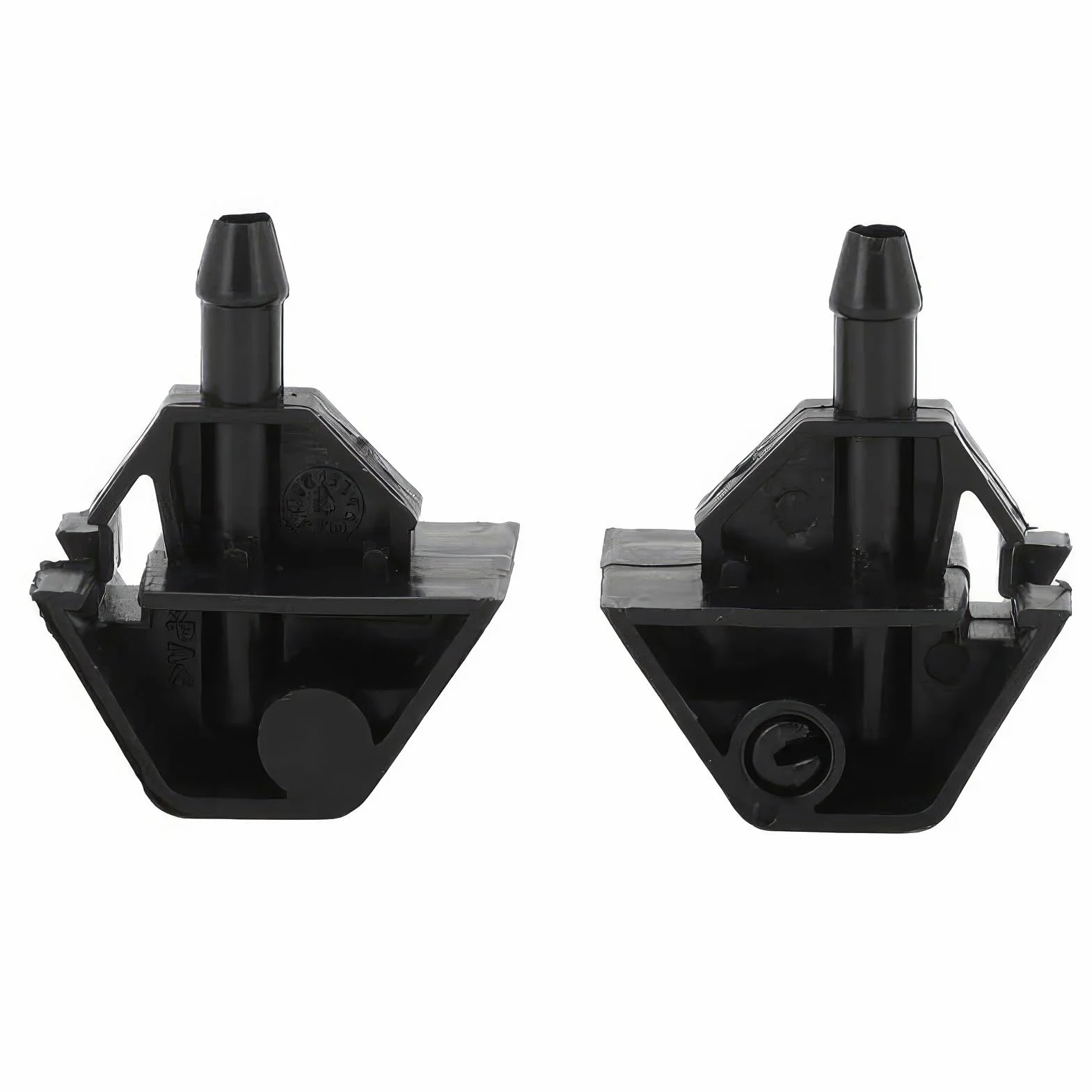 Baceyong 2 x dysze do spryskiwaczy przedniej szyby 28932-JD000, 28932JD000, kompatybilne z Nissan Qashqai J10 2007-2014, kompatybilne z Qashqai +2 JJ10 2010-2014