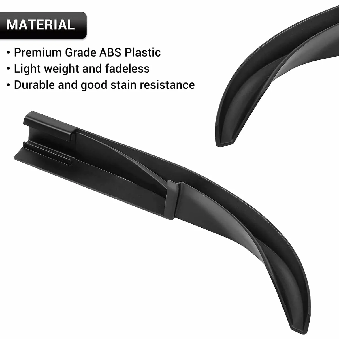 ABS Hardtop Osłona Przed Deszczem, Przedłużenia Rynny, Deflektor Deszczu do Jeep Wrangler JK JKU 2011-2017