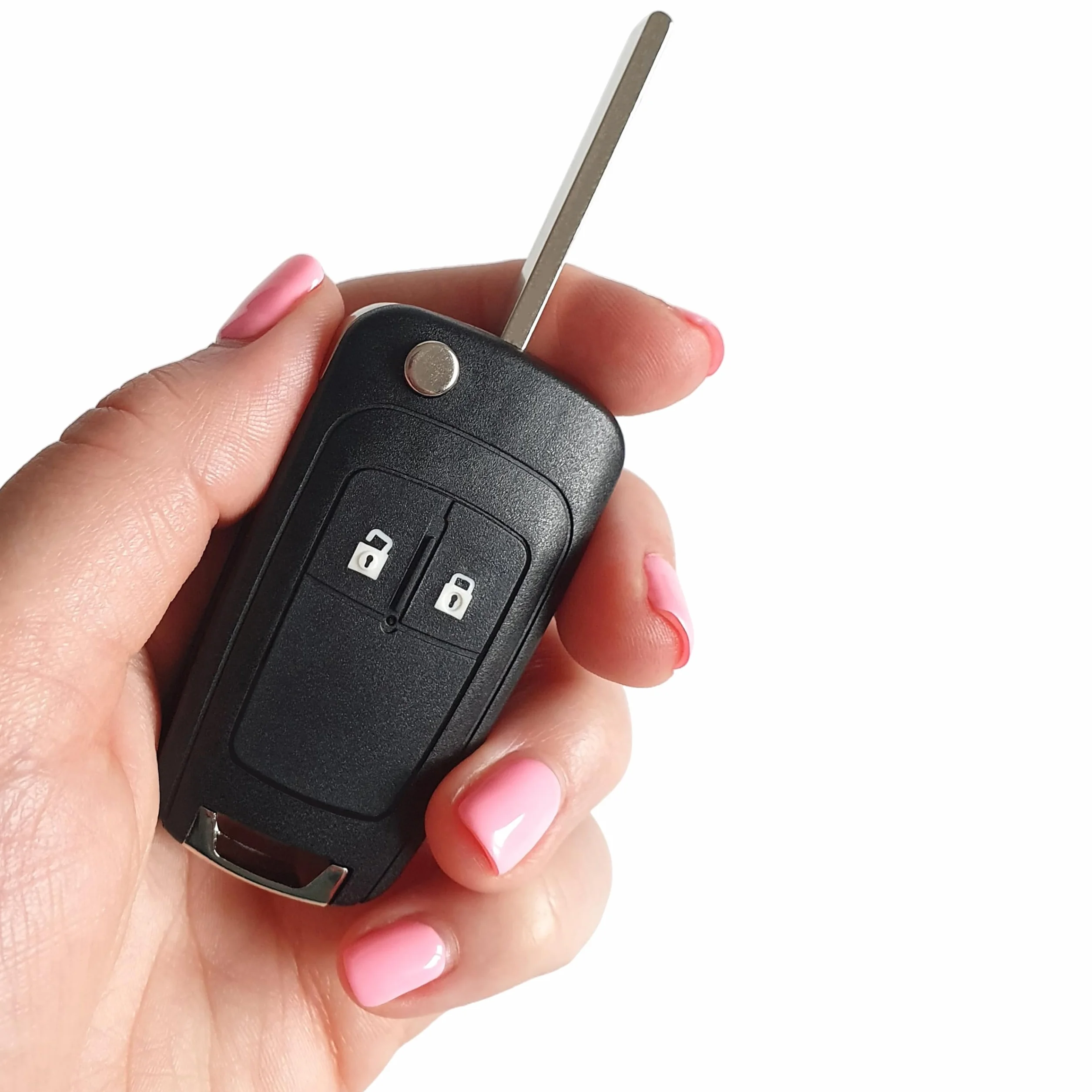 Obudowa Kluczyka Samochodowego Opel Vauxhall HU100 Etui 2 Przyciski Składany do Insignia Astra J Mokka Meriva B Zafira C Corsa E