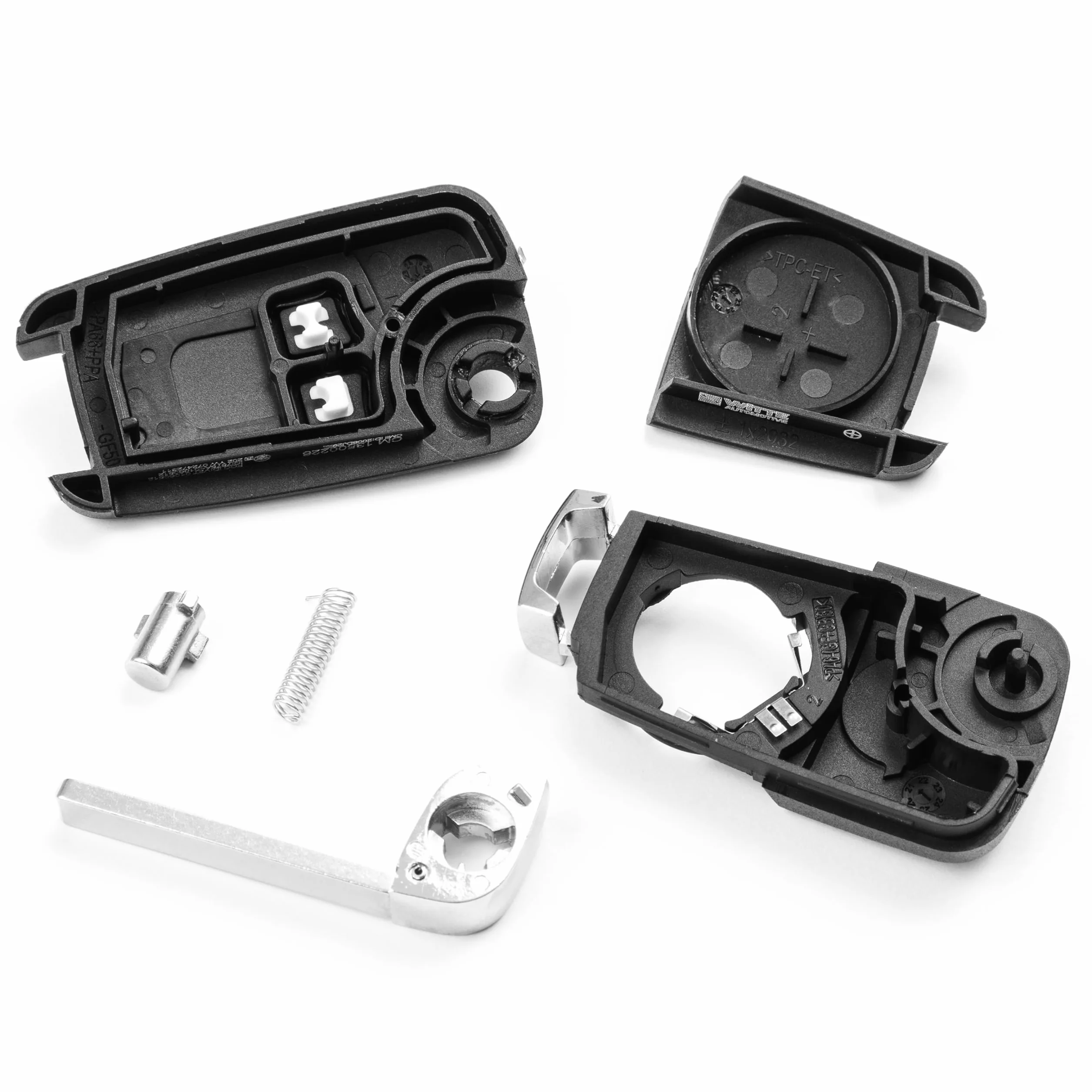 Obudowa Kluczyka Samochodowego Opel Vauxhall HU100 Etui 2 Przyciski Składany do Insignia Astra J Mokka Meriva B Zafira C Corsa E
